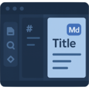 Markdown Preview Panel